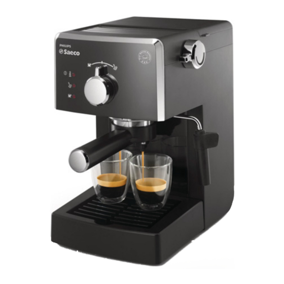 Philips Saeco Saeco HD8423 Manual