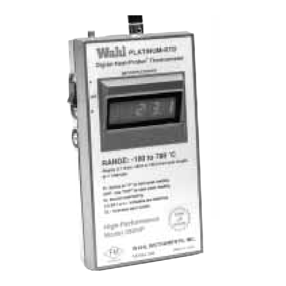 Wahl HEAT-Prober 392HP Instruction Manual
