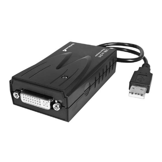 StarTech.com USB2DVI Instruction Manual
