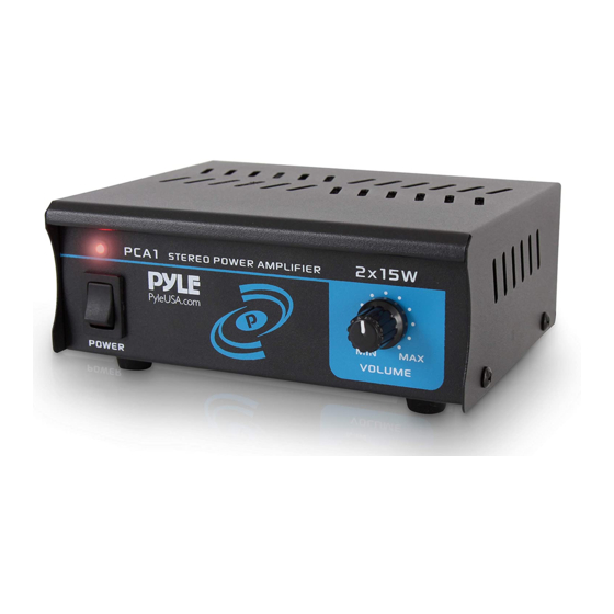 Pyle Pro  PCA1 Owner's Manual