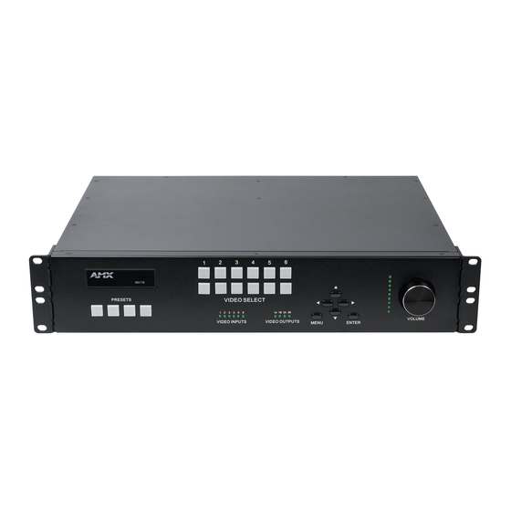 AMX NMX-PRS-N7142 Instruction Manual