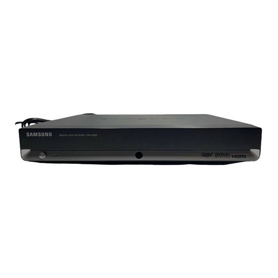Samsung DTB-H260F - HDTV Terrestrial Receiver Manuals