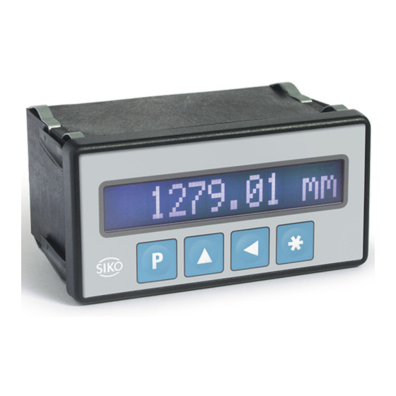 Siko MA100/2 Quick Start Manual