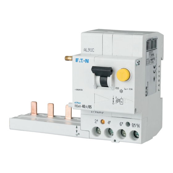 Eaton FBSmV Instruction Leaflet
