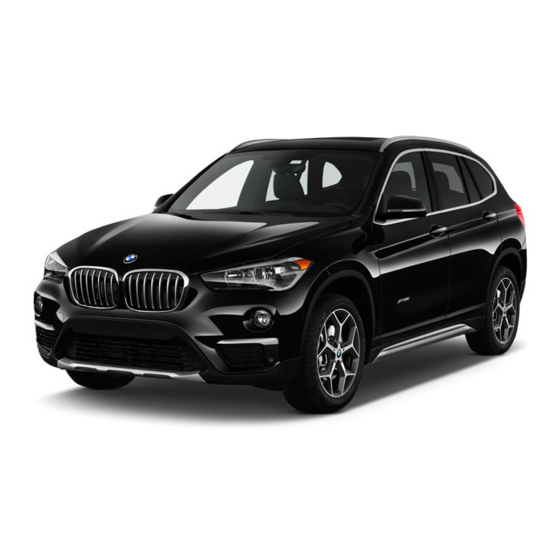 BMW X1 Owner's Manual