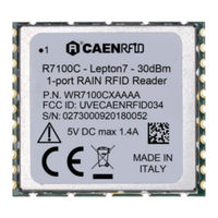 Caen RFID Lepton7 R7100C Technical Information Manual
