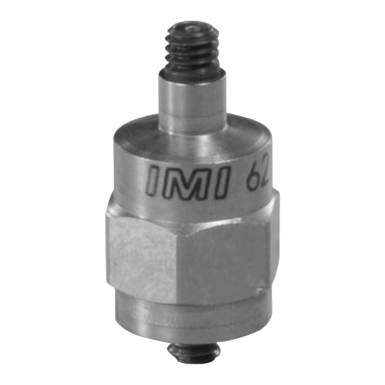 PCB Piezotronics IMI SENSORS M621C40 Installation And Operating Manual