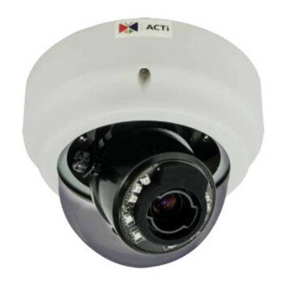 ACTi B612 Hardware Manual