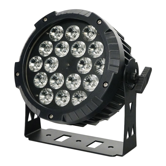 FOS Technologies FOS PAR 18x10W Pro Manual
