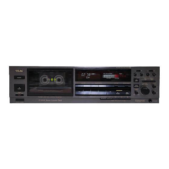Teac V-970X Service Manual