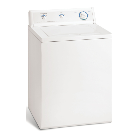 Frigidaire FWS933FS - 9 Cycle Washer Owner's Manual