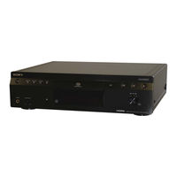 Sony SCD-XA5400ES - Es Super Audio Cd Player Service Manual