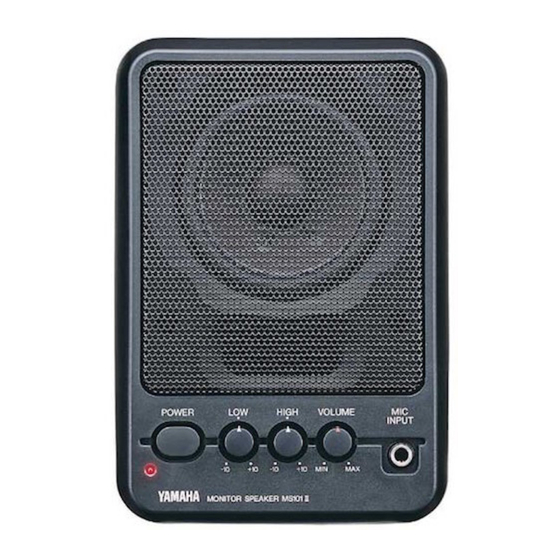 Yamaha MS101 II Manuals