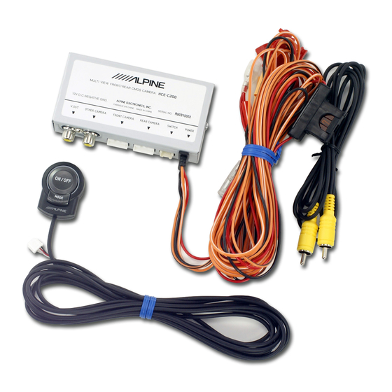 Alpine KCX-C200B Owner's Manual