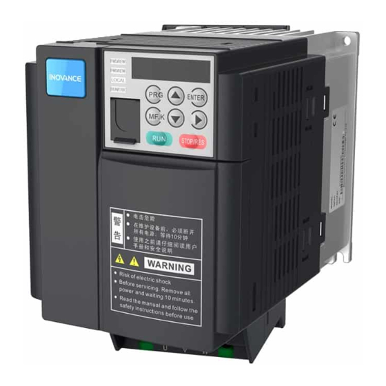 Inovance MD310 Series Quick Start Manual