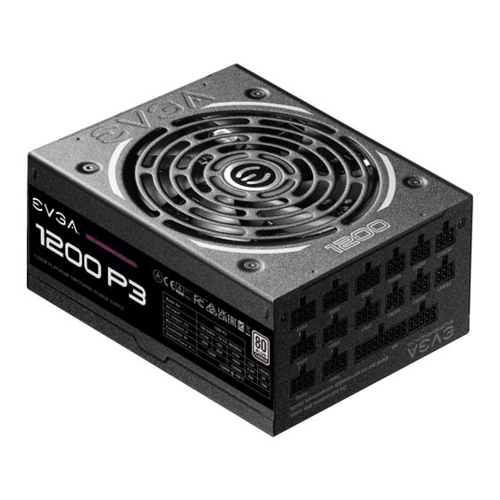 EVGA SUPERNOVA P3 Series User Manual