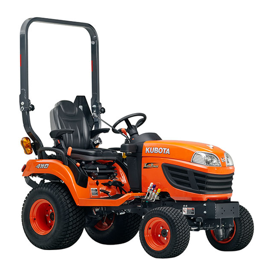 Kubota BX1870 Workshop Manual