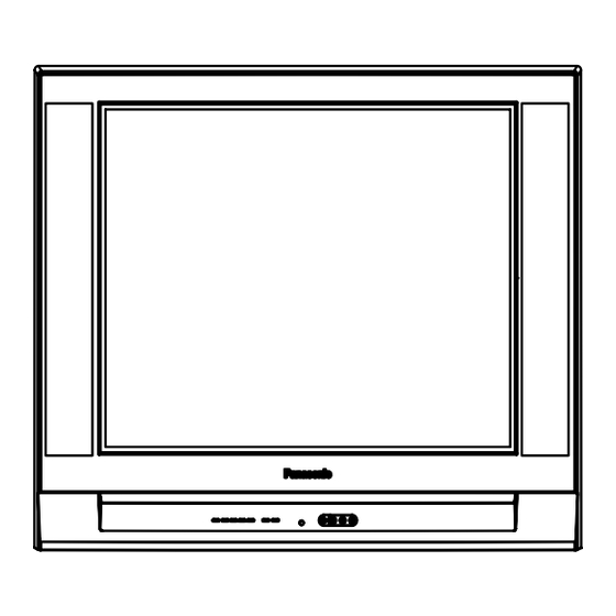 Panasonic CT-27E13-1 Operating Instructions Manual