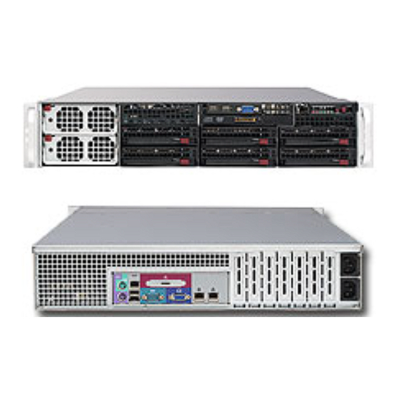 Supero  SUPERSERVER 8026B-6RF User Manual