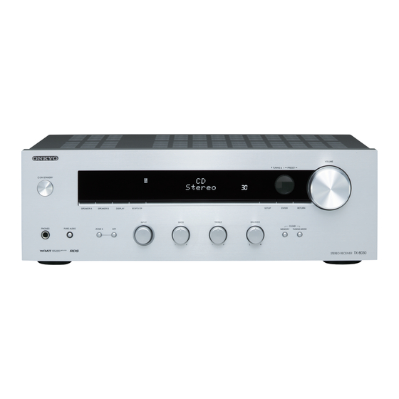 Onkyo TX-8030 Specifications