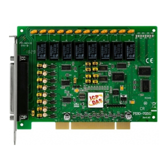 ICP DAS USA PISO-725 Series Quick Start Manual