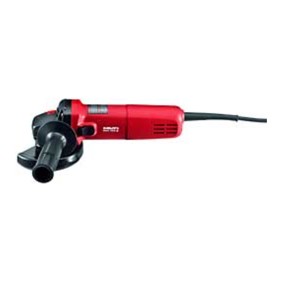 Hilti DAG 451S Operating Instructions Manual