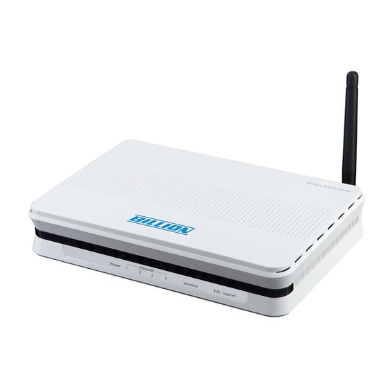 Billion BiPAC 5200W-T R2 Quick Manual