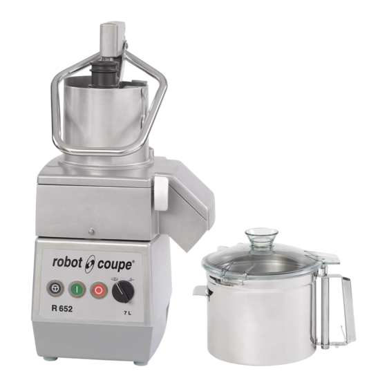 Robot Coupe R 652 Manual