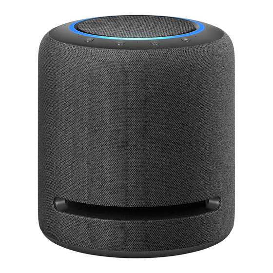 Amazon Echo Studio Getting To Know Manual