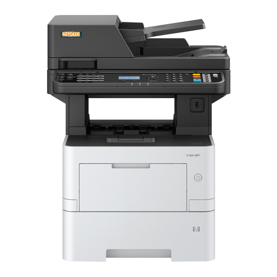Utax P-4531 Quick Manual