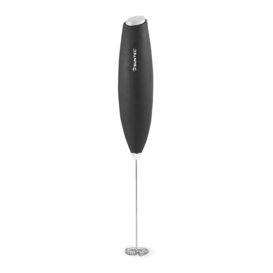 Suntec Wellness MAS-8410 handheld Manual