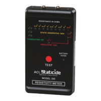 ACL Staticide ACL 395 Operation Manual