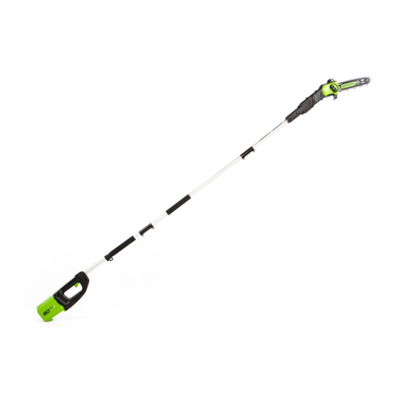 GreenWorks Elite CS-80-XR-T Owner's Manual