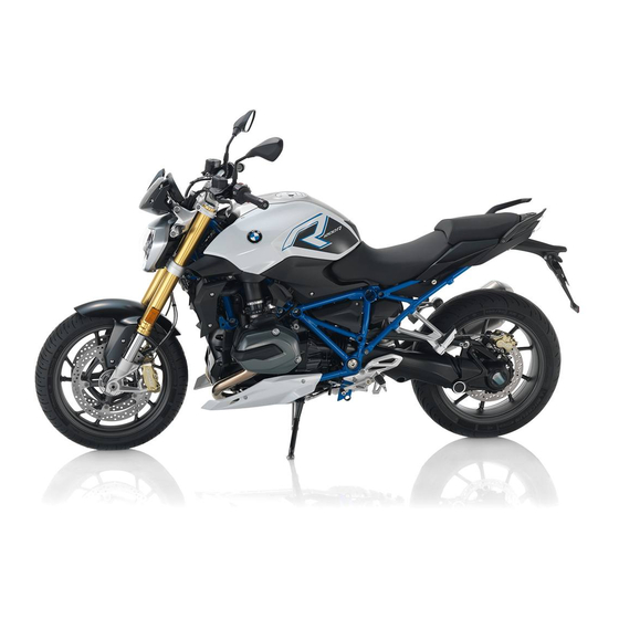 BMW Motorrad R 1200R 2017 Rider's Manual