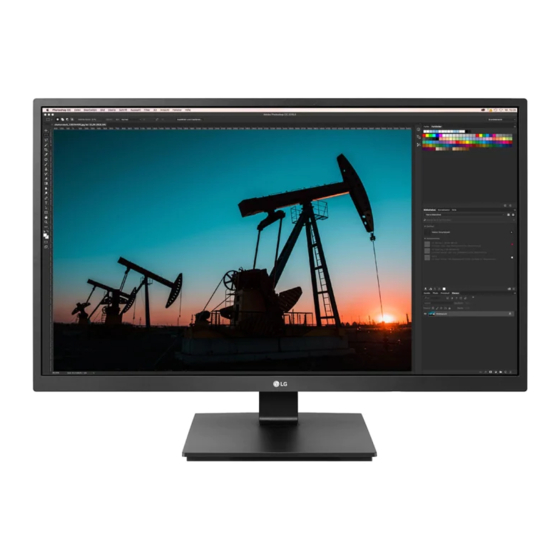 LG 27BN55U IPS 4K Monitor Manuals