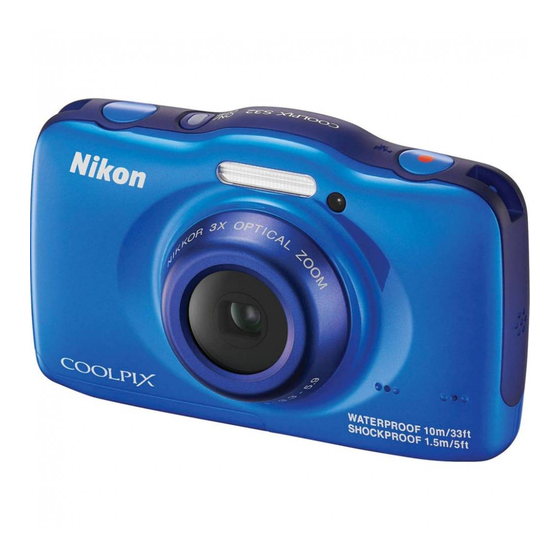 Nikon COOLPIX W100 Quick Start Manual