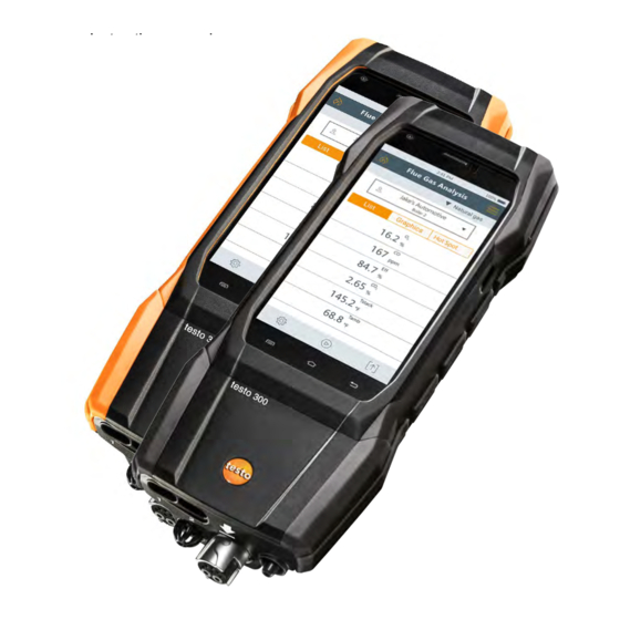 TESTO 300 Pro Smoke Edition Manual