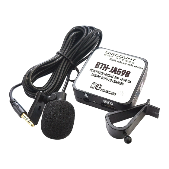 Discount Car Stereo BTH-JAG98 Quick Start Install Manual