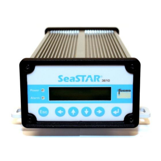 SeaSTAR 3610 User Manual