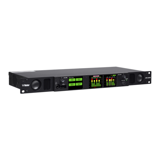 Wohler iAM-AUDIO-1 User Manual