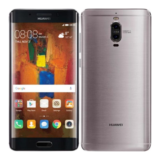 Huawei MATE 9 PRO Quick Start Manual