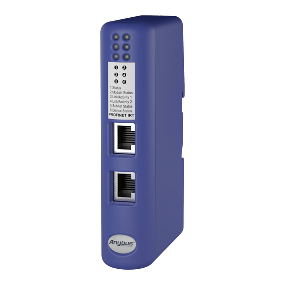 Anybus Communicator PROFINET IRT User Manual