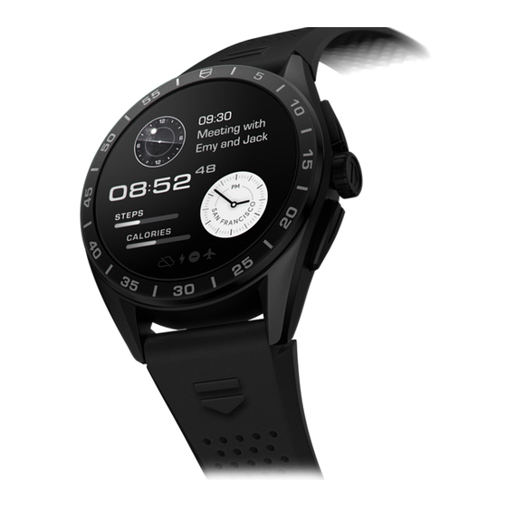 TAG Heuer Connected Series Instructions And Guarantee Card