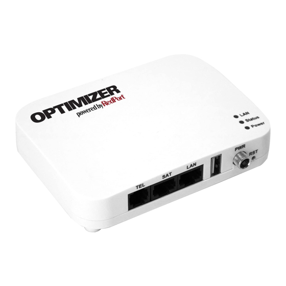 RedPort Optimizer Advanced wXa-203 Manuals