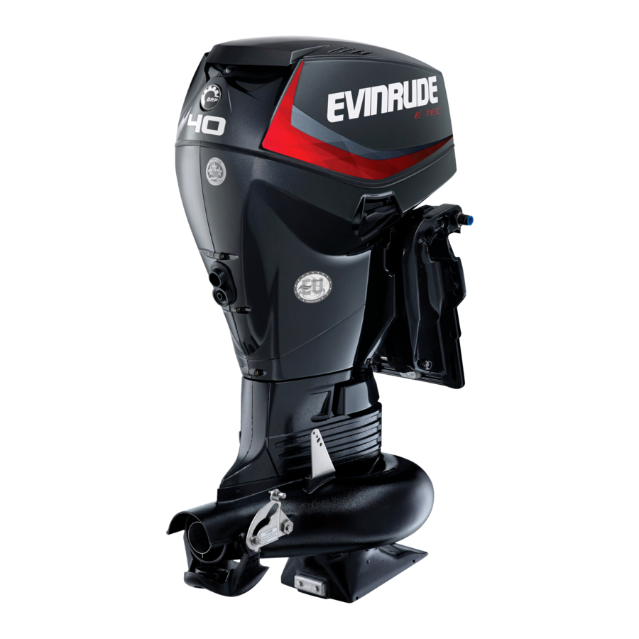 BRP EVINRUDE E-TEC E40DRLAA Series Service Manual