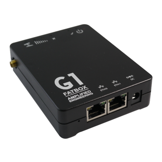 AMPLIFIED ENGINEERING G1 FATBOX Manual