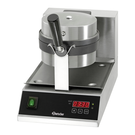 Bartscher Deluxe Manual