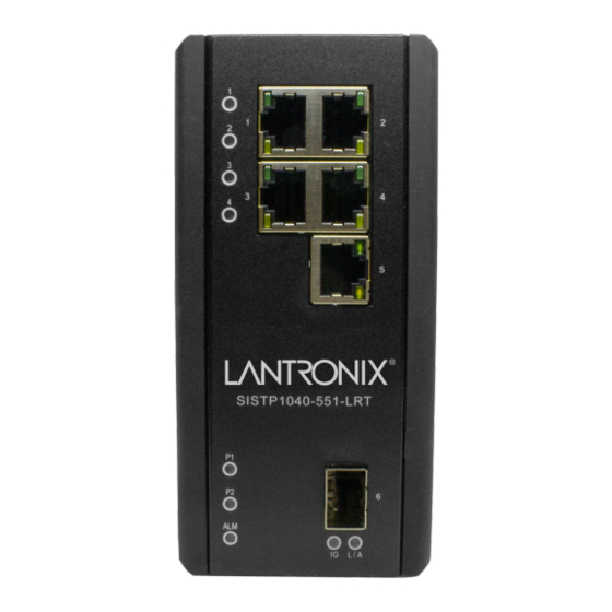 Lantronix SISTP1040-551-LRT Manuals