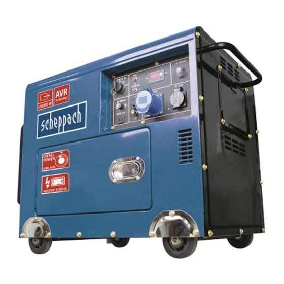 AVR Scheppach SG5100D Manual