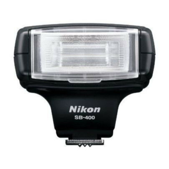 Nikon SB-400 Product Brochure